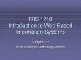 ITIS 1210 Introduction to Web-Based Information Systems PowerPoint PPT Presentation