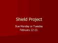 Shield Project PowerPoint PPT Presentation