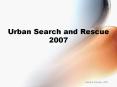 Urban Search and Rescue 2007 PowerPoint PPT Presentation
