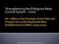 Strengthening the Philippine Meat Control System - LGUs In Particular PowerPoint PPT Presentation