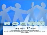 Languages of Europe