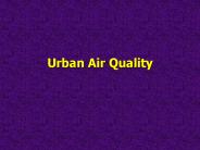 Urban Air Quality