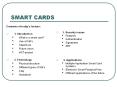 SMART CARDS PowerPoint PPT Presentation