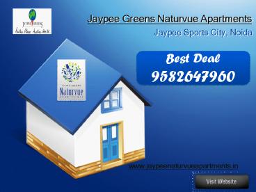 Jaypee Greens Naturvue Apartments