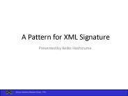 A Pattern for XML Signature