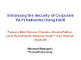 Enhancing the Security of Corporate Wi-Fi Networks Using DAIR PowerPoint PPT Presentation