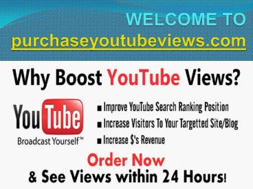 Buy YouTube Views