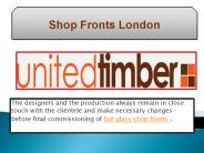 Frameless Glass Shop Fronts