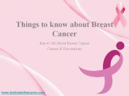 Things To Know About Breast Cancer Causes