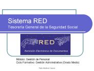 Sistema RED Tesorer