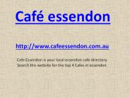 Cafe Essendon