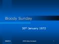 Bloody Sunday PowerPoint PPT Presentation