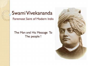 Swami Vivekananda