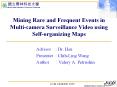 Mining Rare and Frequent Events in Multi-camera Surveillance Video using Self-organizing Maps PowerPoint PPT Presentation