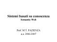 Sistemi basati su conoscenza Semantic Web PowerPoint PPT Presentation