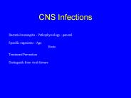 CNS Infections