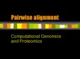 Pairwise alignment PowerPoint PPT Presentation