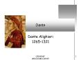 Dante PowerPoint PPT Presentation