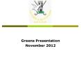 Greens Presentation PowerPoint PPT Presentation