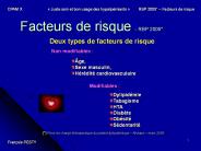 Facteurs de risque - RBP 2005*