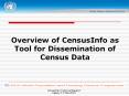 Overview of CensusInfo as Tool for Dissemination of Census Data PowerPoint PPT Presentation