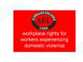 workplace rights for workers experiencing domestic violence PowerPoint PPT Presentation