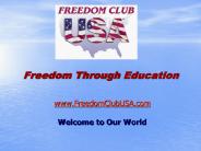 Freedom Through Education