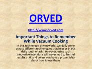 Packing Vacuum