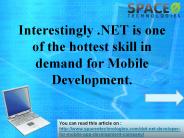 Dot Net in Mobile Application Development