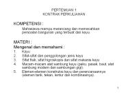 PERTEMUAN 1 KONTRAK PERKULIAHAN
