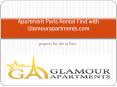 Apartment Paris Rental Find with Glamourapartments.com