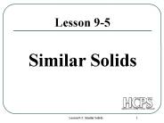 Similar Solids