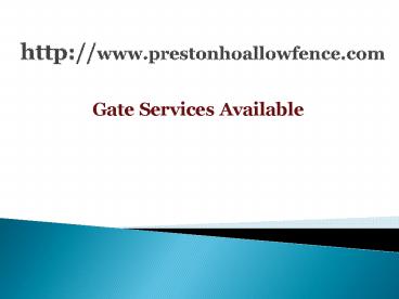 prestonhollowfence.com