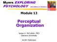 Myers EXPLORING PSYCHOLOGY  (6th Edition in Modules) PowerPoint PPT Presentation