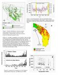 Figure 2. Annual temperature (red) and precipitation (blue) records for the Southwestern united states. Yellow shaded areas indicate the 1950s and 2000 periods of drought (Breshears et al 2005). PowerPoint PPT Presentation