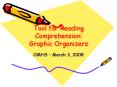 Tool for Reading Comprehension: Graphic Organizers PowerPoint PPT Presentation