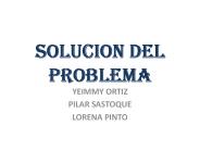 SOLUCION DEL PROBLEMA