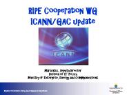 RIPE Cooperation WG