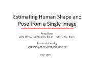 Estimating Human Shape and Pose from a Single Image
