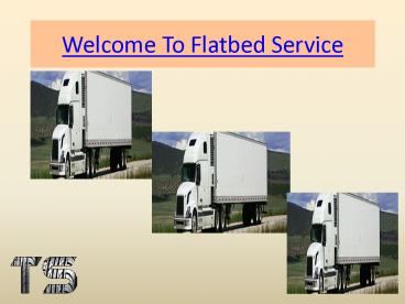 Flatbed Service