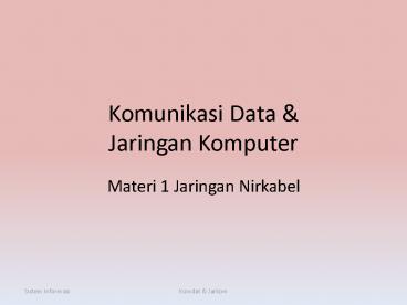 Komunikasi Data