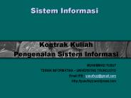 Sistem Informasi