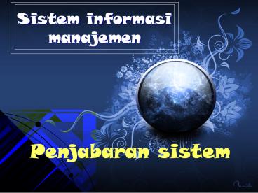 Sistem informasi manajemen