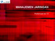 MANAJEMEN JARINGAN