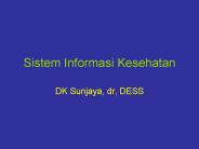 Sistem Informasi Kesehatan