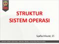 STRUKTUR SISTEM OPERASI PowerPoint PPT Presentation