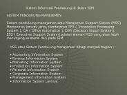 Sistem Informasi Pendukung di dalam SIM