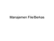 Manajemen File/Berkas PowerPoint PPT Presentation