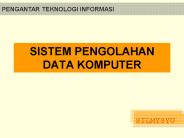 SISTEM PENGOLAHAN DATA KOMPUTER
