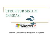 STRUKTUR SISTEM OPERASI